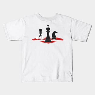 Cool Chess Pieces Kids T-Shirt